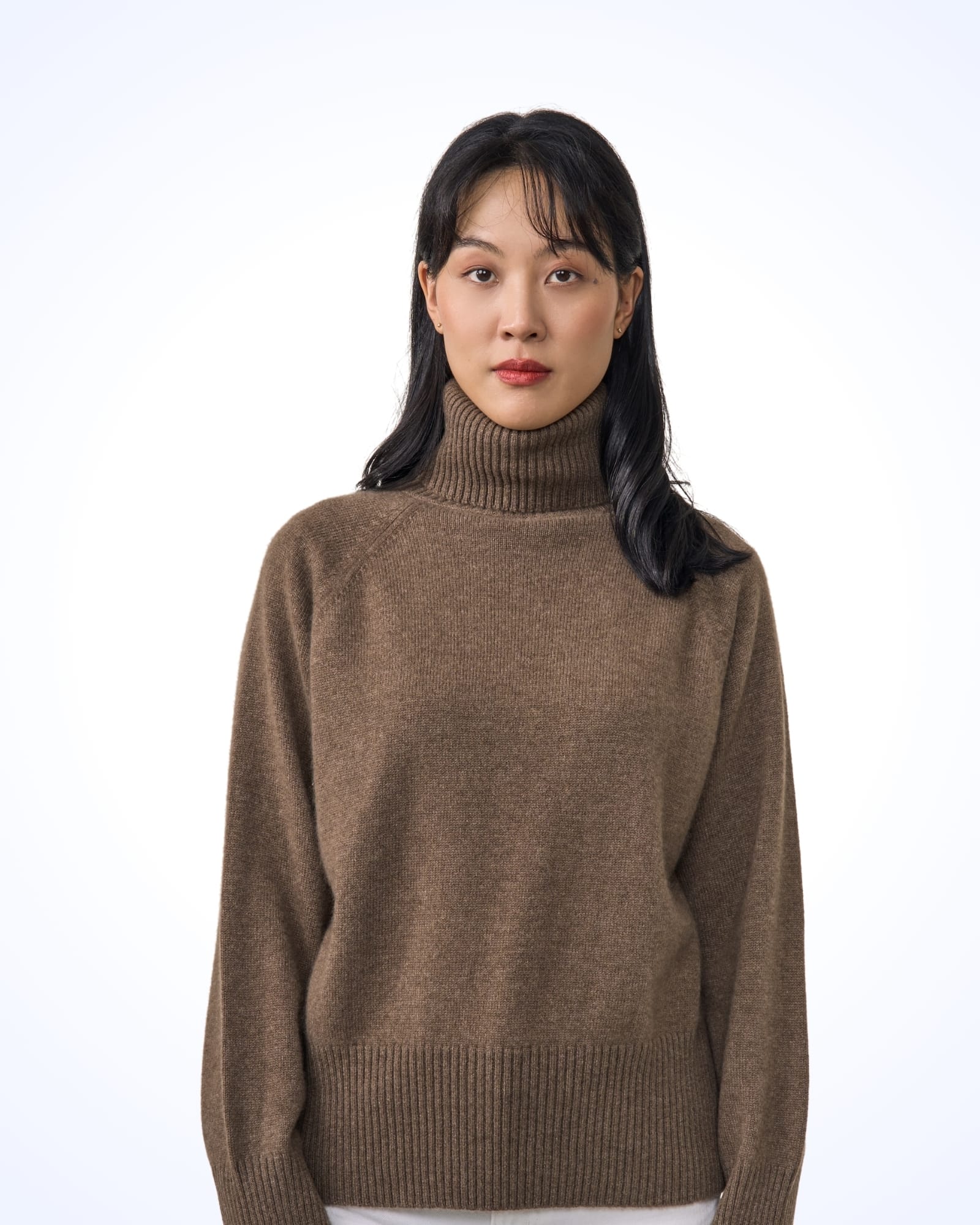 cashmere high neck sweater in norway - vinterlyn pure cashmere