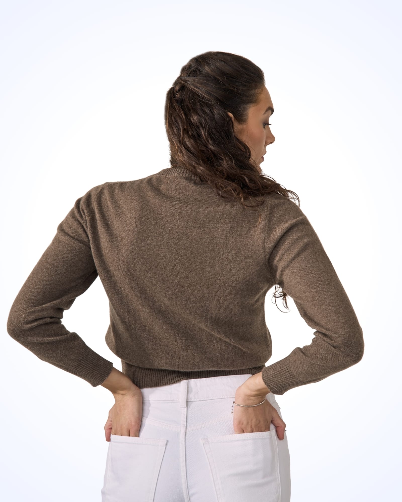 cashmere brown sweater in norway - vinterlyn pure cashmere