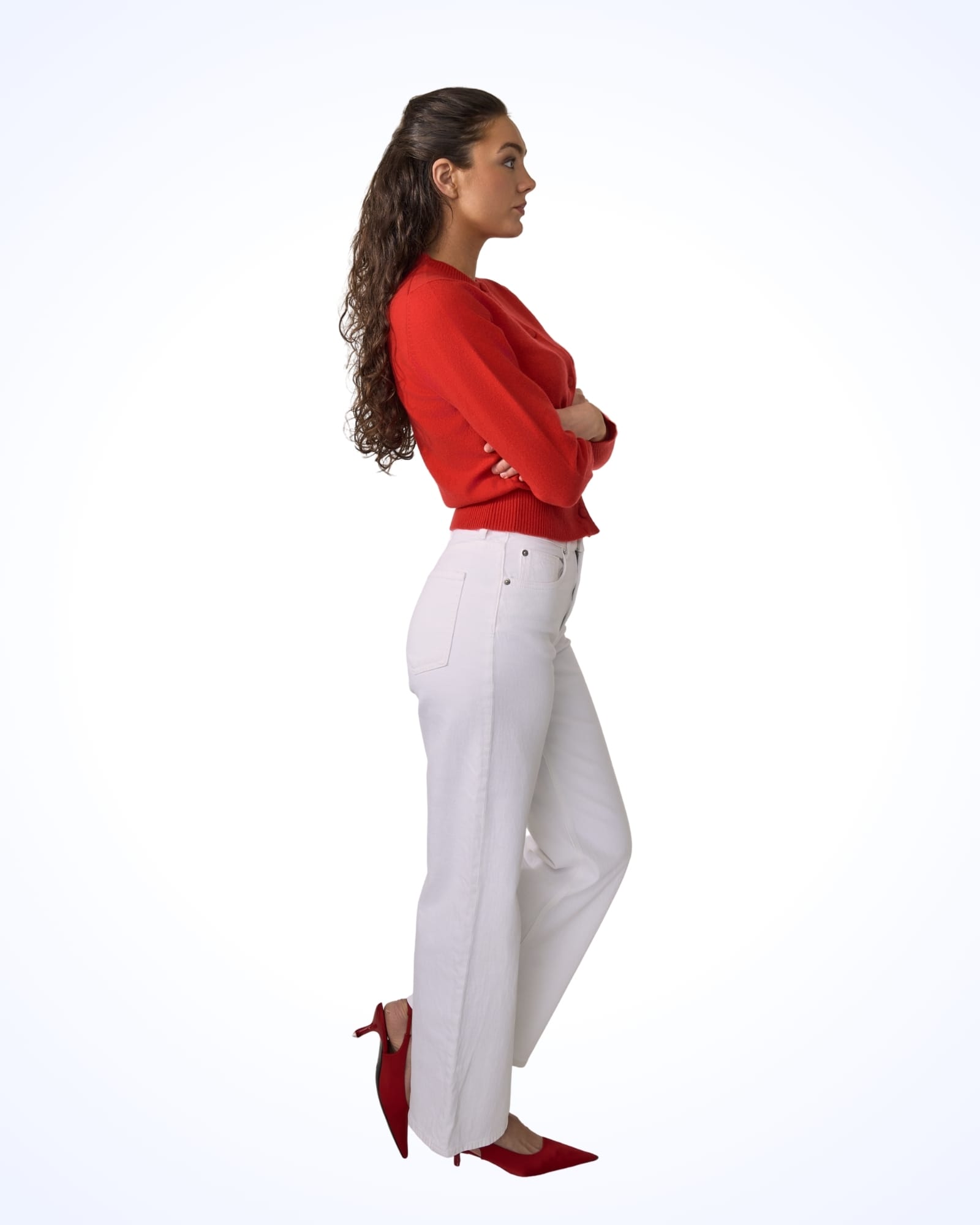 cashmere red sweater in norway - vinterlyn pure cashmere