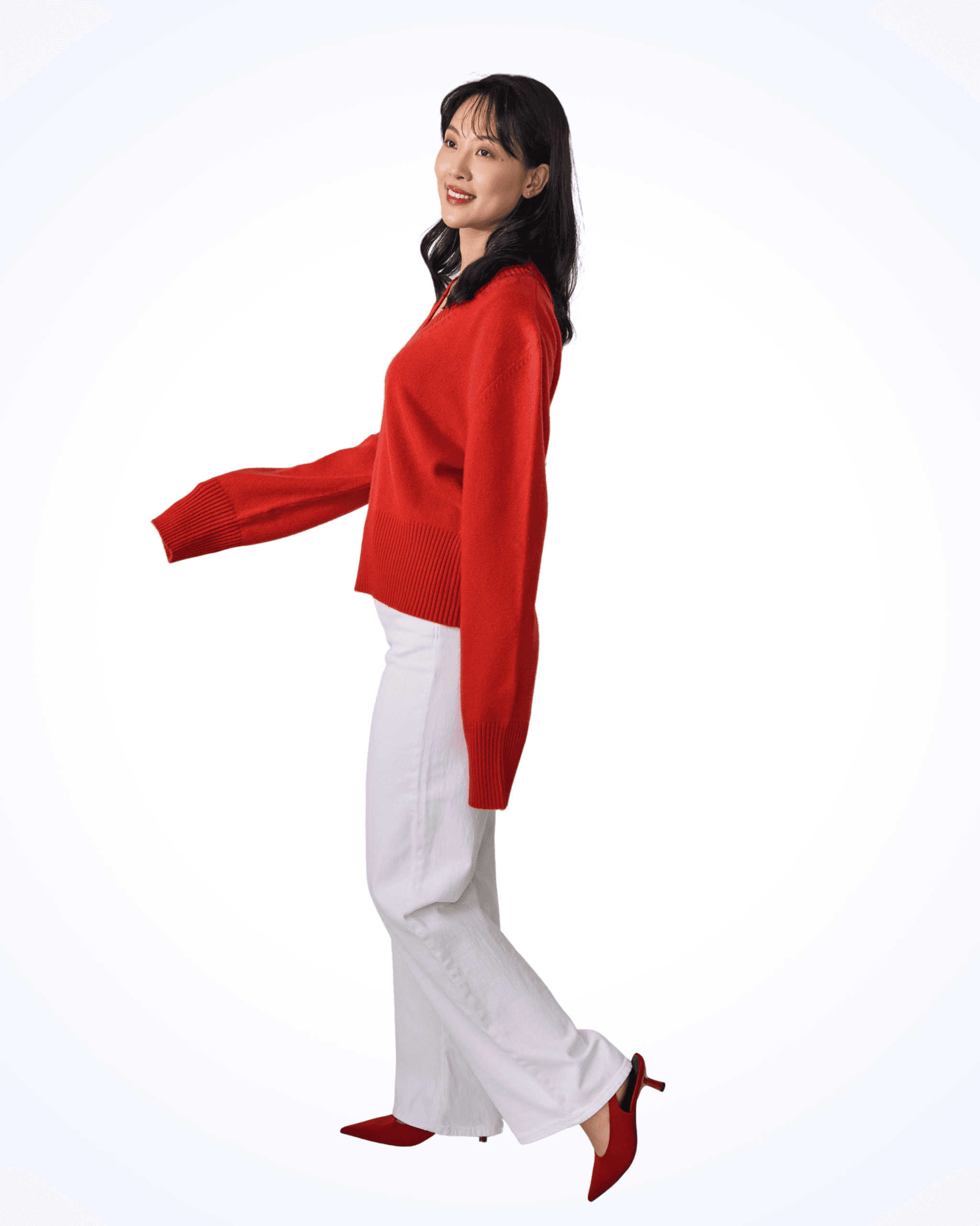 cashmere cherry sweater in norway - vinterlyn pure cashmere